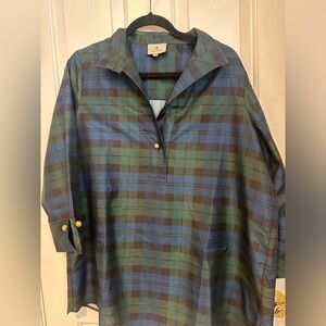 Tuckernuck tunic - plaid size xl